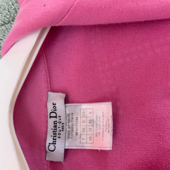 Pink dior zip up sweater - Picture 5 of 7
